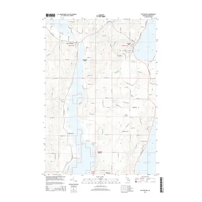 2014 Map of Suttons Bay, 2014 Print