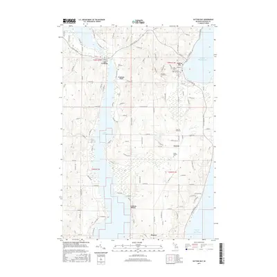 2017 Map of Suttons Bay, 2017 Print