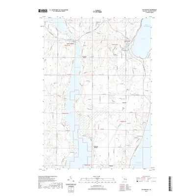 2019 Map of Suttons Bay, 2019 Print