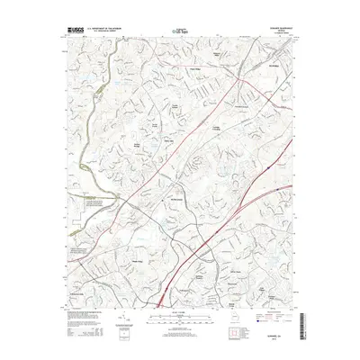 2014 Map of Suwanee, 2014 Print