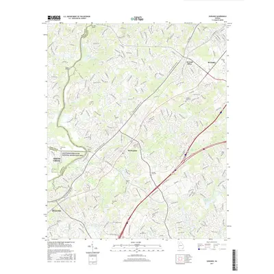 2017 Map of Suwanee, 2017 Print