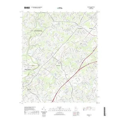2020 Map of Suwanee, 2020 Print