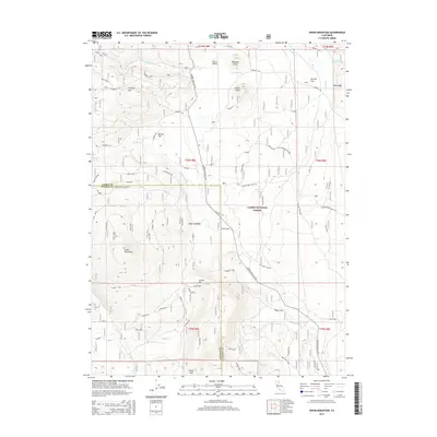 2015 Map of Swain Mountain, 2015 Print