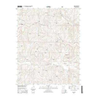 2014 Map of Swain, 2014 Print