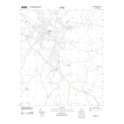2011 Map of Swainsboro, 2011 Print