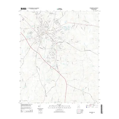 2014 Map of Swainsboro, 2014 Print