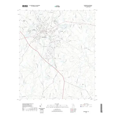 2020 Map of Swainsboro, 2020 Print