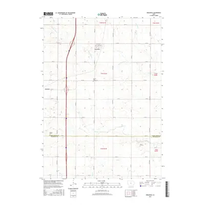 2015 Map of Swaledale, 2015 Print