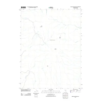 2012 Map of Swales Mountain, 2012 Print