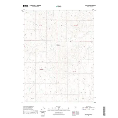 2018 Map of Swales Mountain, 2018 Print