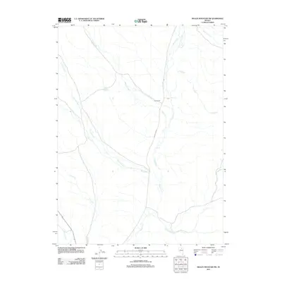 2012 Map of Swales Mountain NW, 2012 Print