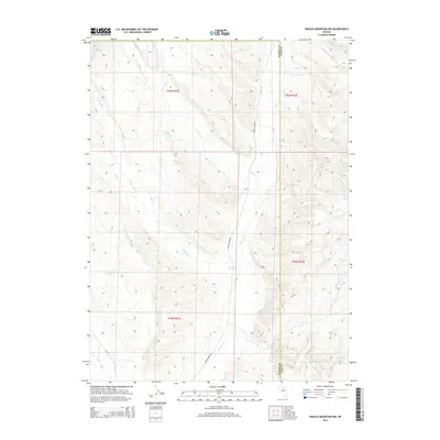 2014 Map of Swales Mountain NW, 2014 Print