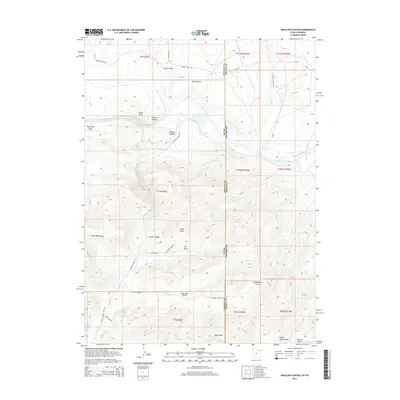2014 Map of Swallow Canyon, 2014 Print