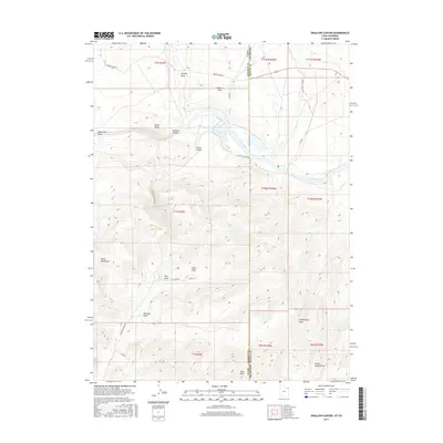 2017 Map of Swallow Canyon, 2017 Print