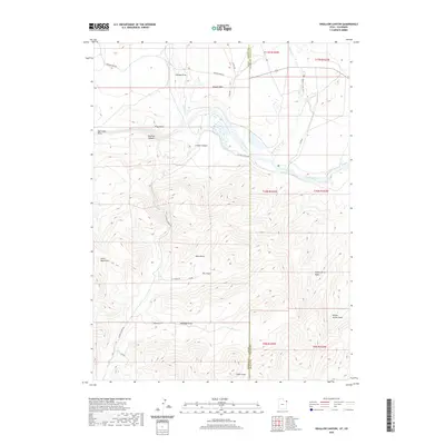 2020 Map of Swallow Canyon, 2020 Print
