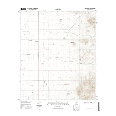 2013 Map of Swallow Fork Peak, 2013 Print