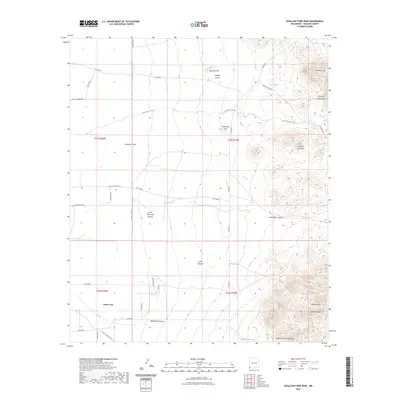 2023 Map of Swallow Fork Peak, 2023 Print