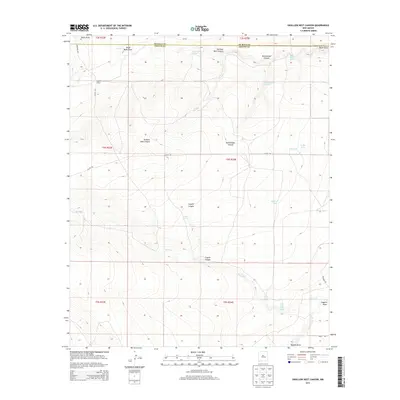 2013 Map of Swallow Nest Canyon, 2013 Print