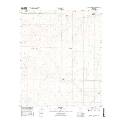2017 Map of Swallow Nest Canyon, 2017 Print