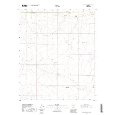 2023 Map of Swallow Nest Canyon, 2023 Print