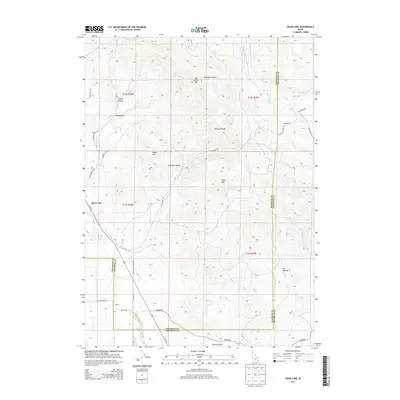 2013 Map of Swan Lake, 2013 Print