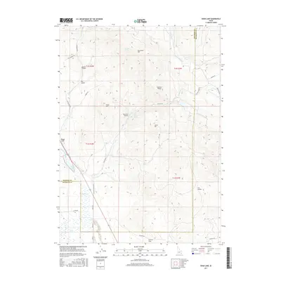 2017 Map of Swan Lake, 2017 Print