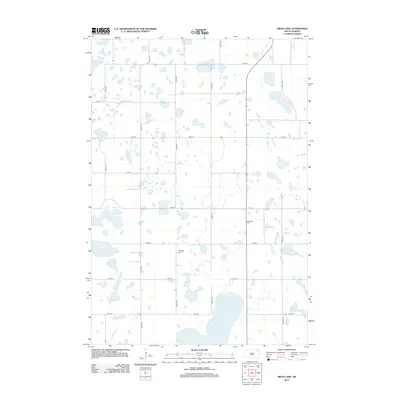 2012 Map of Swan Lake, 2012 Print