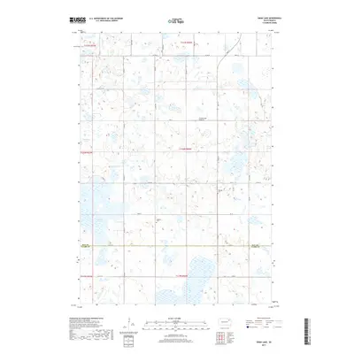 2017 Map of Swan Lake, 2017 Print