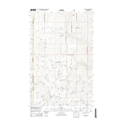 2014 Map of Swan Lake, 2014 Print