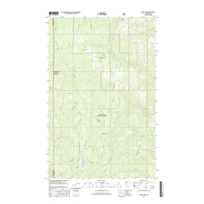 2017 Map of Swan Lake, 2017 Print