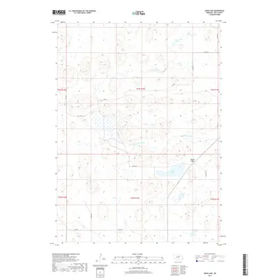2017 Map of Swan Lake, 2017 Print