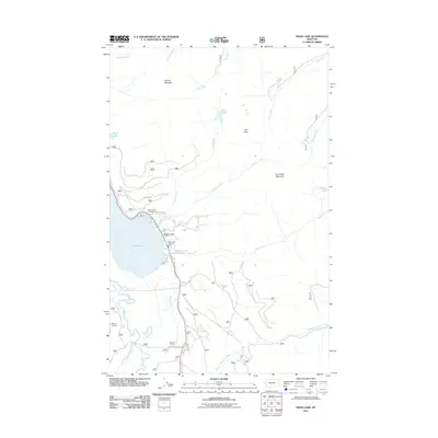 2011 Map of Swan Lake, 2011 Print