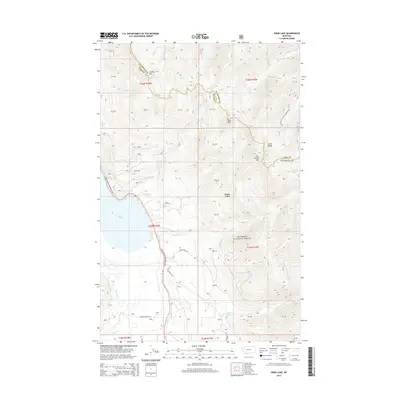 2014 Map of Swan Lake, 2014 Print