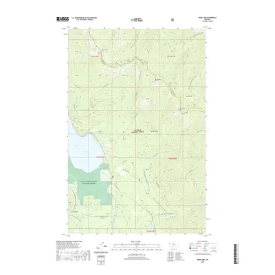 2020 Map of Swan Lake, 2020 Print