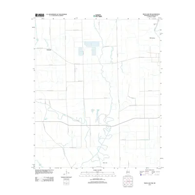 2012 Map of Swan Lake NW, 2012 Print
