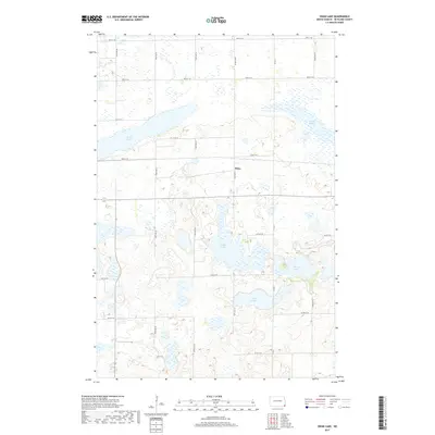 2017 Map of Swan Lake, 2017 Print