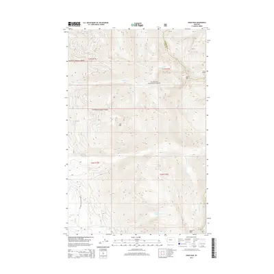 2014 Map of Swan Peak, 2014 Print