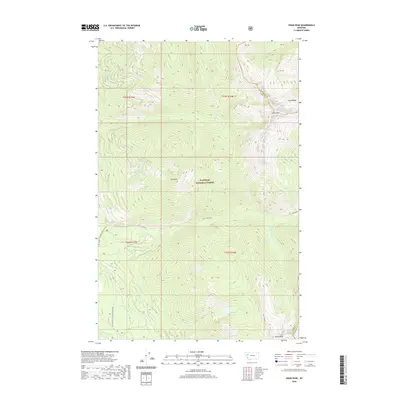 2020 Map of Swan Peak, 2020 Print