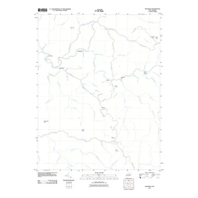2011 Map of Swandale, 2011 Print