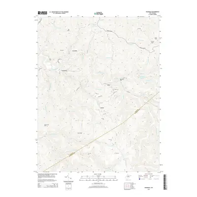 2014 Map of Swandale, 2014 Print
