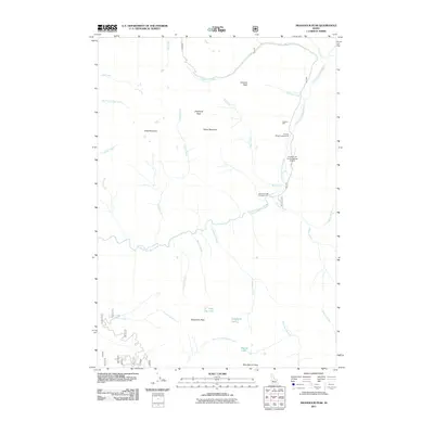 2011 Map of Swanholm Peak, 2011 Print