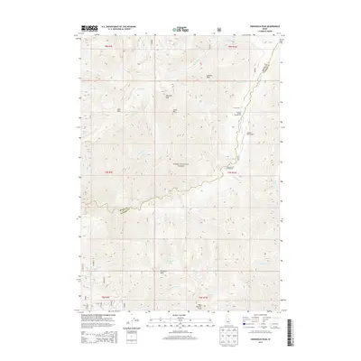 2013 Map of Swanholm Peak, 2013 Print