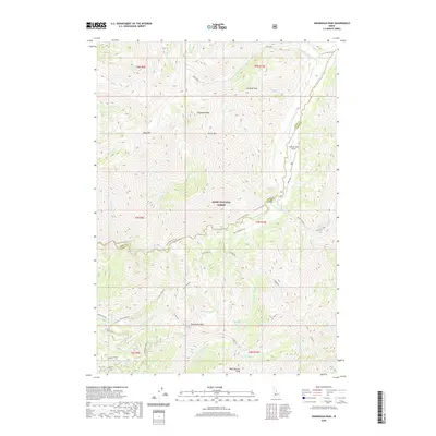 2020 Map of Swanholm Peak, 2020 Print