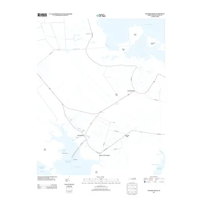 2013 Map of Swanquarter, 2013 Print