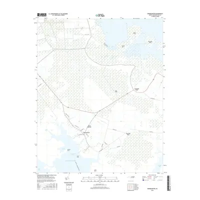 2016 Map of Swanquarter, 2016 Print