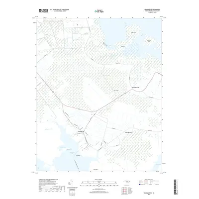 2019 Map of Swanquarter, 2019 Print
