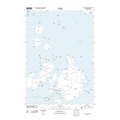 2011 Map of Swans Island, 2011 Print