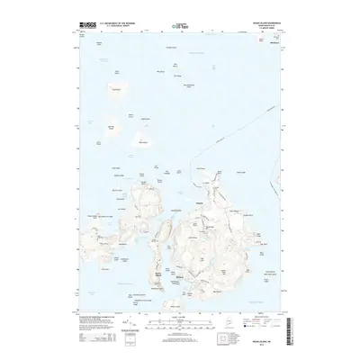 2014 Map of Swans Island, 2014 Print