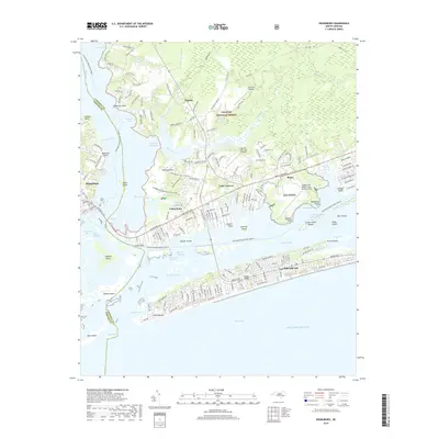 2019 Map of Swansboro, 2019 Print