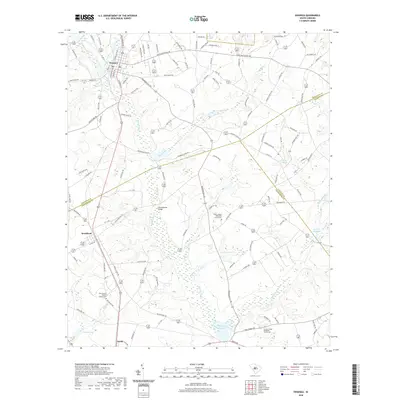 2020 Map of Swansea, 2020 Print